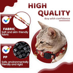 Elegant little tail 2 Pack Cat Collar- Christmas Cat Collars Breakaway - Image 3