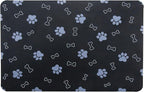 Pet Cat Dog Food Non Slip Mat for Water Bowl, Quick Dry Absorbent Feeding Mat - Image 8