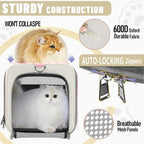 Pet Carrier for Large Cat 20 lbs+ / Soft Sided Small Dog 12 Pounds Travel Crate - Image 6