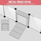 20 Panels Small Animals Playpen, Portable Plastic Enclosure Cage - Image 4