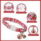 Halloween Cat Collar-2Pack Autumn Pumpkin Kitten Collars-Funny Halloween Ghost - Image 4