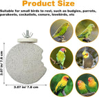 PINVNBY 4 PCS Bird Perches Calcium Parrot Perch Stand Bird Beak Grinding Stone - Image 2