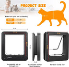 Smart Cat Door for Interior & Exterior, RFID Cat Pet Door - Image 5