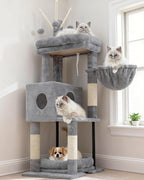 Heybly Cat Tree, 45.3-Inch Cat Tower by HEYBLY