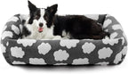 JOEJOY Cute Dog Bed Medium Size Dog, Rectangle Soft Furry Dog Beds - Image 8