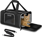 Petskd Pet Carrier 17x13x9.5 Southwest Airline Approved, Pet Travel Carrier Bag by Petskd