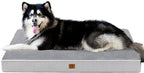 EHEYCIGA Waterproof Dog Bed Orthopedic 47"x29", Memory Foam Pet Bed by EHEYCIGA