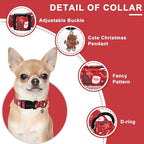 Christmas Dog Collar, Unique Style Paws Santa Claus Dog Collar - Image 3