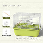 Portable Bird Travel Carrier Cage – 360° Full View Wire Carrier - Image 3