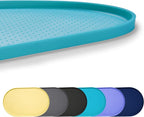 100% Waterproof 1.0" Raised Edge BPA Free Silicone Dog Food Mat, Pet Cat by Yacee
