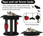 MECOOL 4in1 Small Cat Tree, Scratching Post - Image 7
