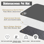 Large Pet Feeding Mat, Absorbent Quick Dry Dog Mat - Image 7