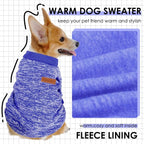 3 Pack Dog Sweaters for Small Dogs Girl Boy Winter Fleece Clothes Warm Soft Dog - Image 2