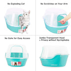 Petphabet Jumbo Hooded Cat Litter Box, Extra Large - Image 4