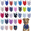 30 Pack Paw Print Bandanas Bulk by Bestwishforyou