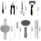 Dog Brush & Grooming Kit – 9-Piece Pet Brush & Deshedding Set - Image 2