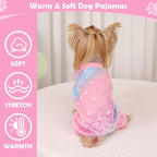 Dog Sweaters Small Girl Warm Fleece Pajamas, Cute Extra Small Dog Clothes - Image 2