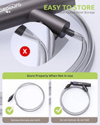 SEAOURA Aquarium Vacuum Gravel Cleaner Adjustable, Aquariums Siphon Fish Tank - Image 4