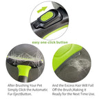 Pet Grooming Brush for Dogs and Cats, Self-Cleaning Undercoat Deshedding Tool - Image 4