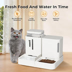 Gravity Cat Feeder and Water Dispenser, 2 in 1 Cat Self Feeder - Image 5