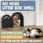 Purrfect Portal Meow Manor® XL Interior Cat Door – No-Flap Pet Door - Image 3