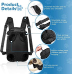 YUDODO Pet Dog Carrier Backpack Adjustable Dog Front Carrier, Legs Out Easy-Fit - Image 2