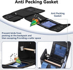 Petsfit Bird Carrier with Anti-Pecking Band, Bird Backpack Carrier with 2 Level - Image 2