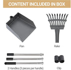 Heeyoo Dog Pooper Scooper, Dog Poop Tray and Rake Set, Pet Waste Removal Scoop - Image 5