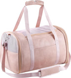 Fashion Leather Dog Carrier Cat Carrier Airline Approved Pet Carrier by StylishConfidentElegant