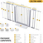 Cumbor 29.7-48" Baby Gate for Stairs, Mom's Choice Awards Winner-Dog Gates for - Image 9