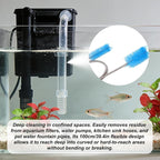 Aquarium Cleaning Tools Kit, Includes 4 Double Sided Sponge Scrubbers 2 Suction - Image 6