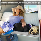 Washable Dog Cooling Mat Ice Silk Pet Self Cooling Pad Blanket - Image 4