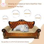Luxury Cardboard Cat Scratcher Sofa Bed, Couch Shaped Scratching Board - Image 6