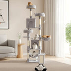 DUMOS Tall Cat Tree 75 Inch, Large Multi-Level Cat Tree Tower - Image 7