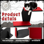 Sintuff Gothic Wall Cat Shelves Wall-Mounted 2 Platform Wall Climbing Steps - Image 3