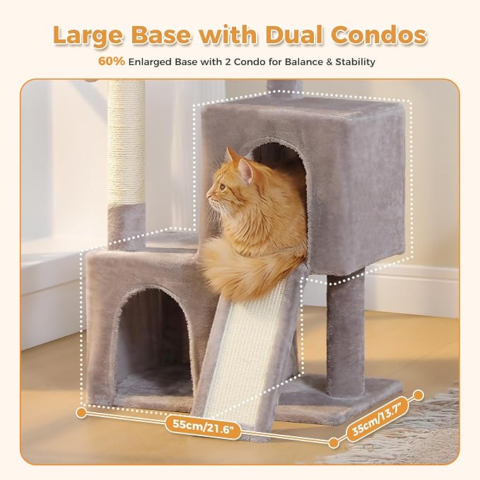 PAWZ Road Cat Tree, 35 Inches Cat Tower - Image 4