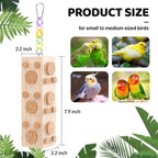 2 Pcs Wooden Bird Chew Toys - Image 2