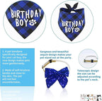 Cat Kitten Birthday Bandanas Cat Birthdays Party Supplies Party Hat Boy - Image 5