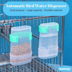 Automatic Bird Water Dispenser Parrot Water Feeder Bird Seed Food Container - Image 5