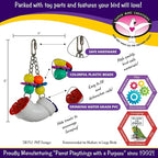 Super Bird Creations SB751 PVC Forager Bird Toy, Medium/Large Bird Size - Image 2