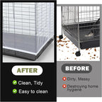 Bird Cage Seed Catcher, Universal Adjustable Birds Cages Cover Net Liner - Image 6