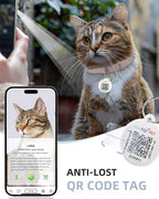 Cat Collar with Bell, Stretch Elastic Quick Release, Non Breakaway Lightweight - Image 2