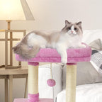 FISH&NAP Cute Cat Tree Kitten Cat Tower - Image 4