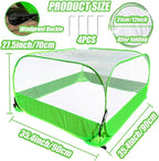 Pop-up Garden Mesh Plant Cover Outdoor Tent Garden Cover Mesh Bird and Pest - Image 2