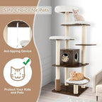 PETSITE Tall Cat Tree for Indoor Cats, 71 Inches Multi-Level Modern Cat Tower - Image 5