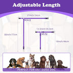 BWOGUE Pet Dog Cat Seat Belts, Car Headrest Restraint Adjustable Safety Leads - Image 4