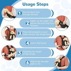 YUDODO Pet Dog Carrier Backpack Adjustable Dog Front Carrier, Legs Out Easy-Fit - Image 3