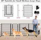 Dog Playpen 40 inch 30 Panels Indoor Outdoor Dog Pen - Image 2