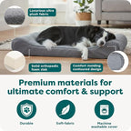 FurHaven Orthopedic Dog Bed for Large Dogs, Luxe Lounger Contour Mattress - Image 5