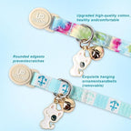 Cat Collar, 2 Pack Cat Collars Cute Breakaway Tiedye Cat Collar - Image 3